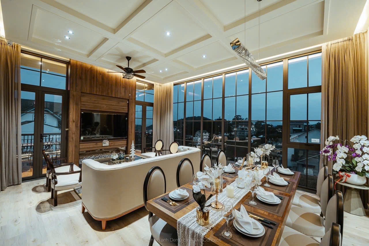 Villa phong cách Bắc Âu sang trọng - thuê villa đà lạt ảnh 9