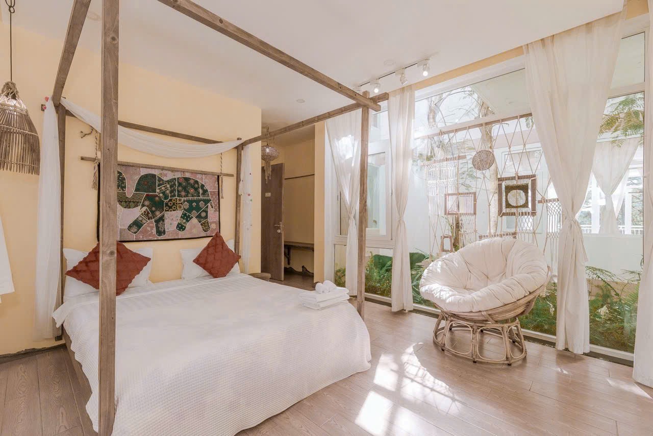 🏕️ Căn Villa nằm trong rừng thông, view nhìn ra hồ Tuyền Lâm - thuê villa đà lạt ảnh 6