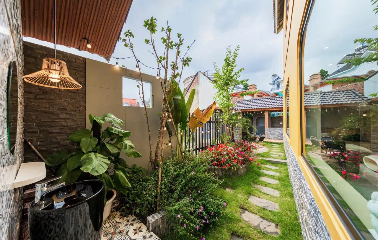 Home sân vườn thiết kế hiện đại - thuê homestay đà lạt ảnh 3